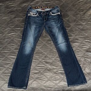 Rock Revival Dark Blue Boot Cut Jeans